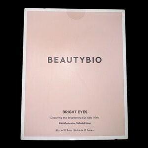 BeautyBio Bright Eyes Gel Patches-depuff brighten w/colloidal silver 15 sets NIB